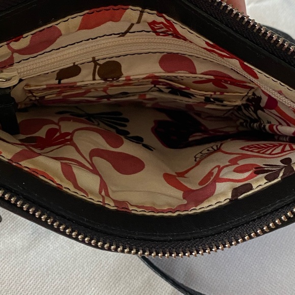 Brighton Crossbody with Ruffle Trim pebbled leather bag - Picture 6 of 15